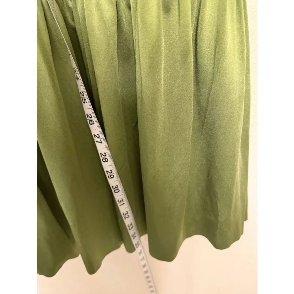 Kelle dance solo costume maxi skirt olive green shades of emotion 4307 MA adult